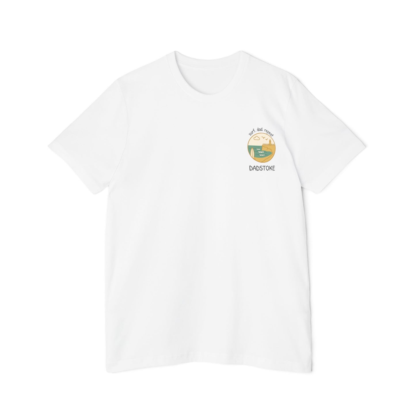 the DadStoke Steamer Lane Tee
